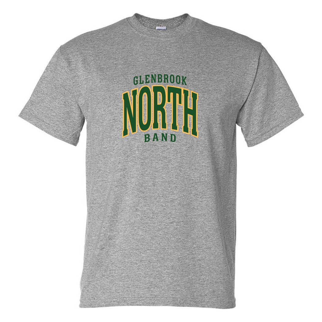 EXTENDED ARC DRYBLEND TEE ~ GLENBROOK NORTH BAND ~ youth & adult ~ classic unisex fit