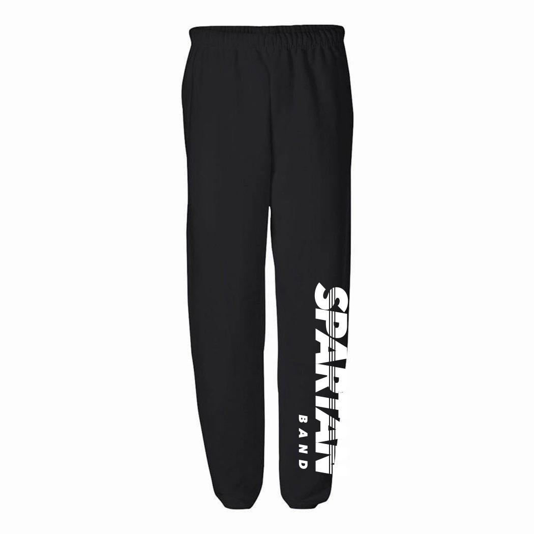 SPARTANS LEG SWEATPANTS ~ GLENBROOK NORTH BAND ~ youth & adult ~ classic unisex fit