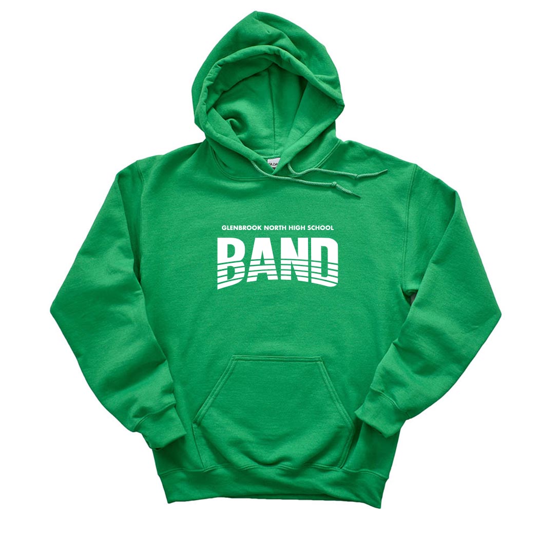 STRIPED ARCH HOODIE ~ GLENBROOK NORTH BAND ~ youth & adult ~ classic unisex fit