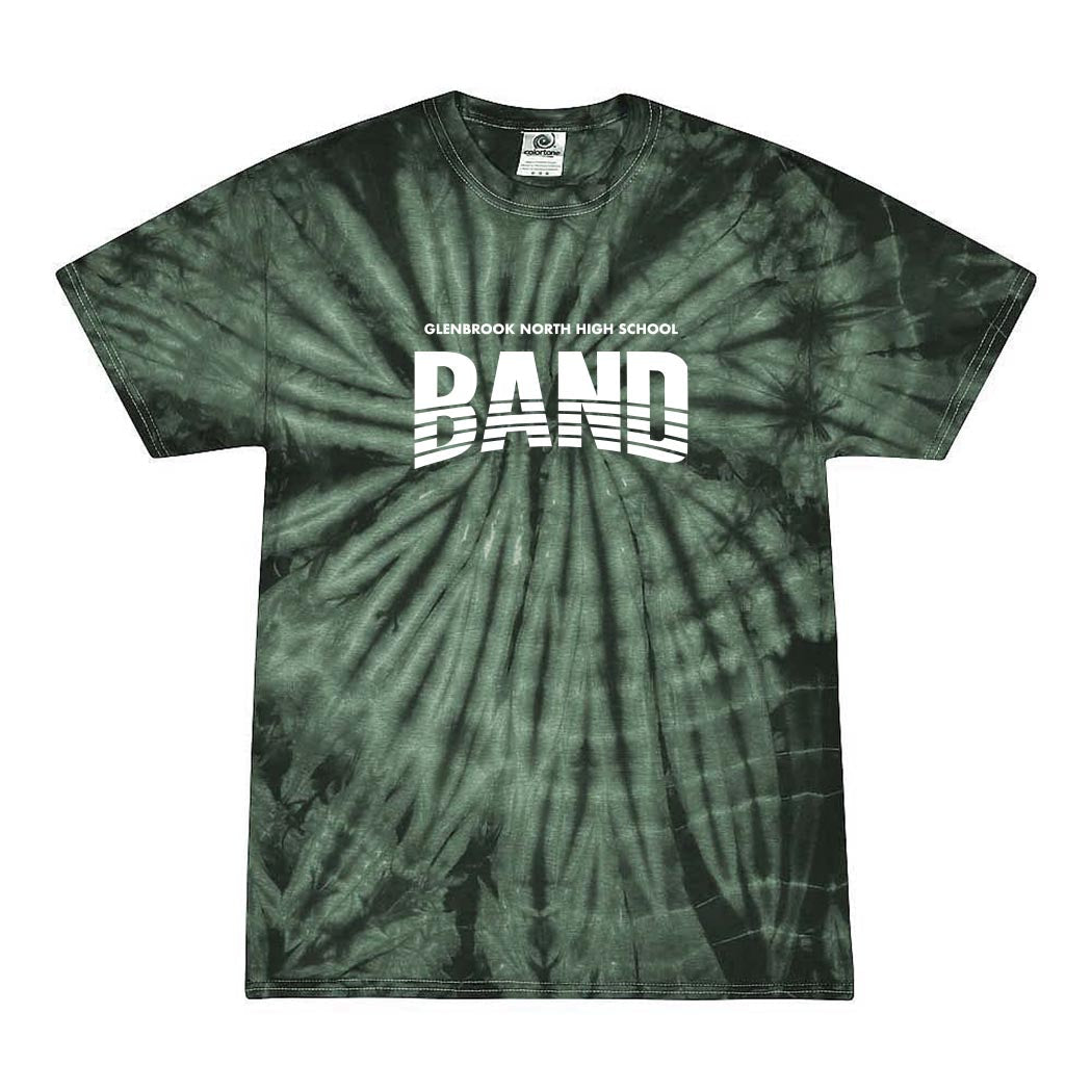 Striped Arc ~ Tie-Dye T-Shirt ~ Glenbrook North Band