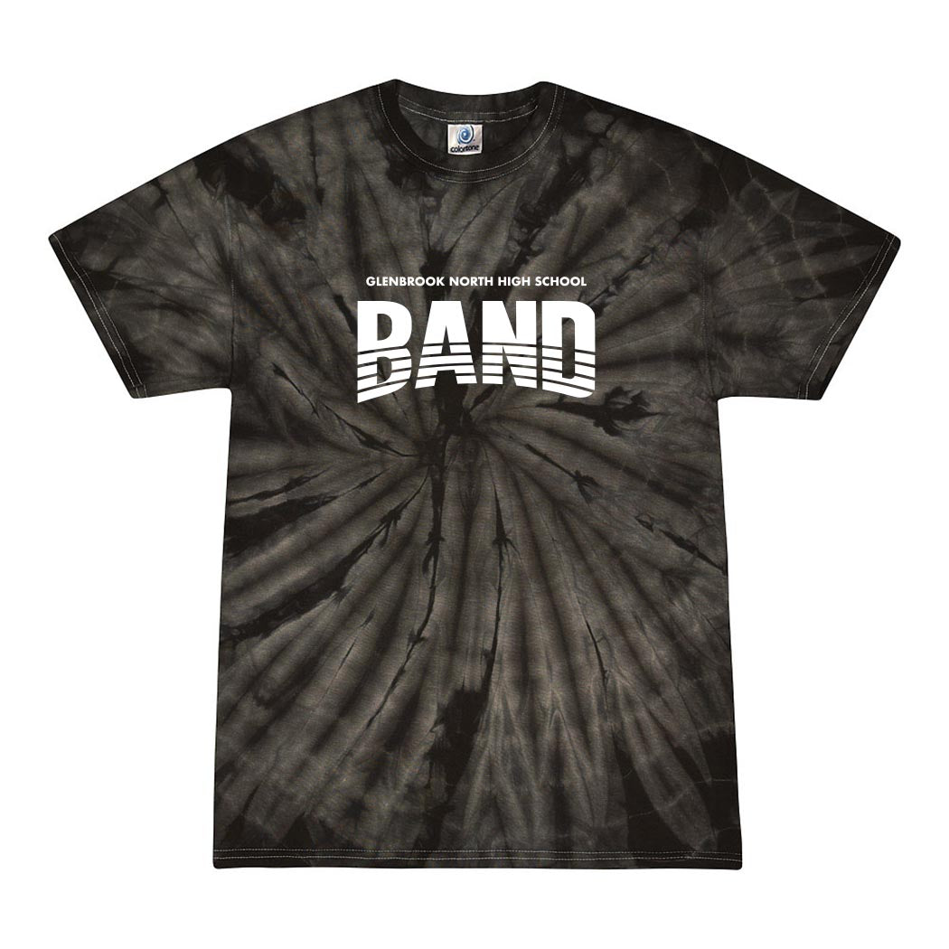 Striped Arc ~ Tie-Dye T-Shirt ~ Glenbrook North Band