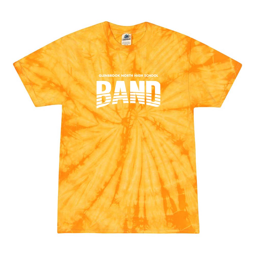 Striped Arc ~ Tie-Dye T-Shirt ~ Glenbrook North Band