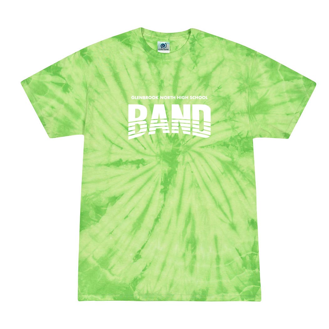 Striped Arc ~ Tie-Dye T-Shirt ~ Glenbrook North Band