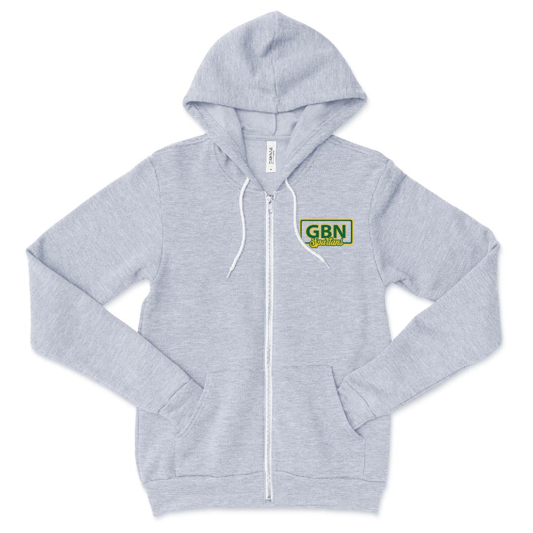 Retro Box GBN ~ Bella Canvas Zip Hoodie ~ Glenbrook North High School