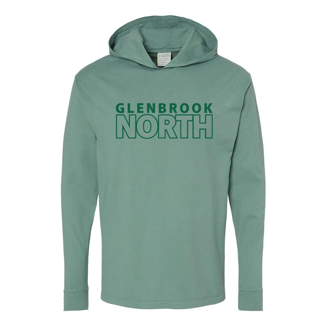 Stacked ~ Hooded Long Sleeve T-Shirt ~ Glenbrook North High School