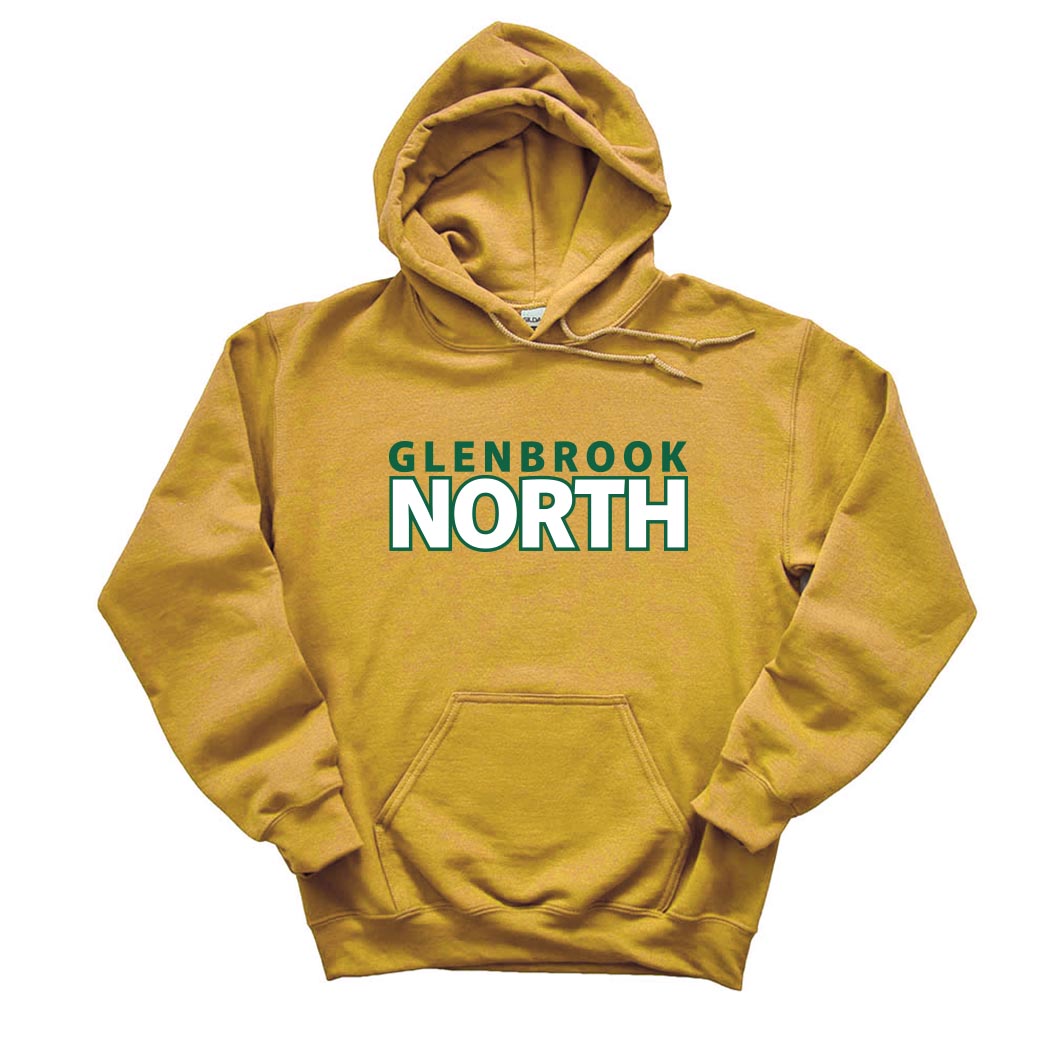 Stacked ~ Gildan Hoodie ~ Glenbrook North High School