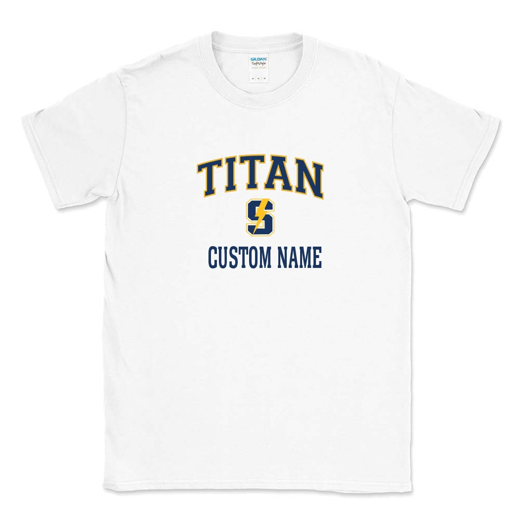 TITANS CUSTOM NAME TEE ~ GLENBROOK SOUTH ~ youth & adult ~ classic unisex fit