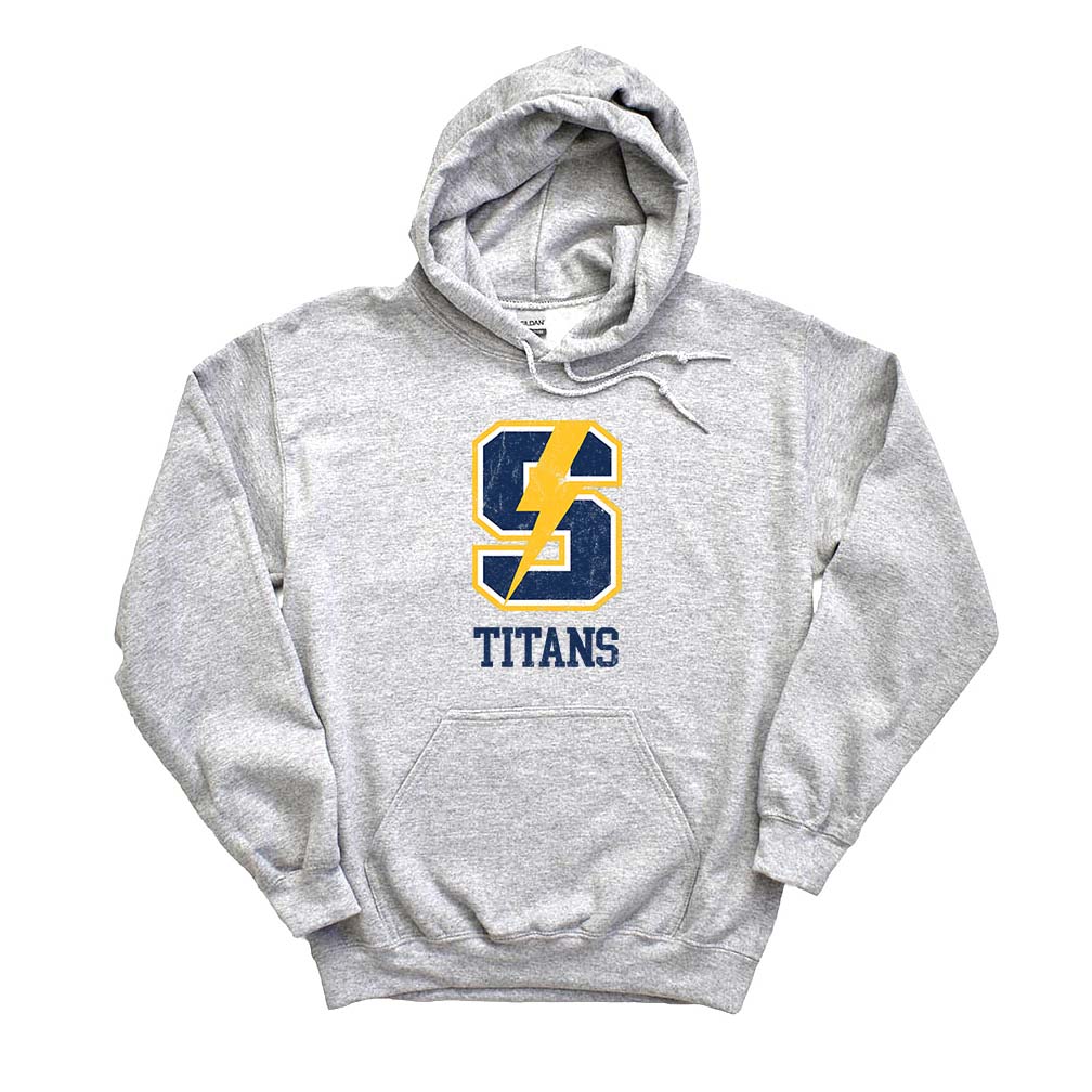 VINTAGE S BOLT HOODIE ~ GLENBROOK SOUTH ~ youth & adult ~ classic unisex fit