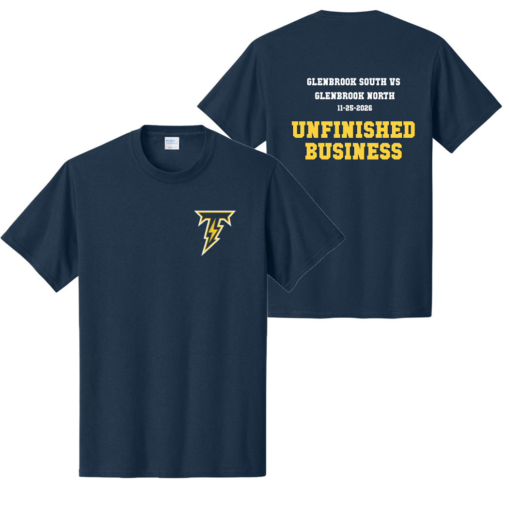 South v North Rivalry Game Shirt ~ Cotton T-Shirt ~ Glenbrook South Titans Hockey