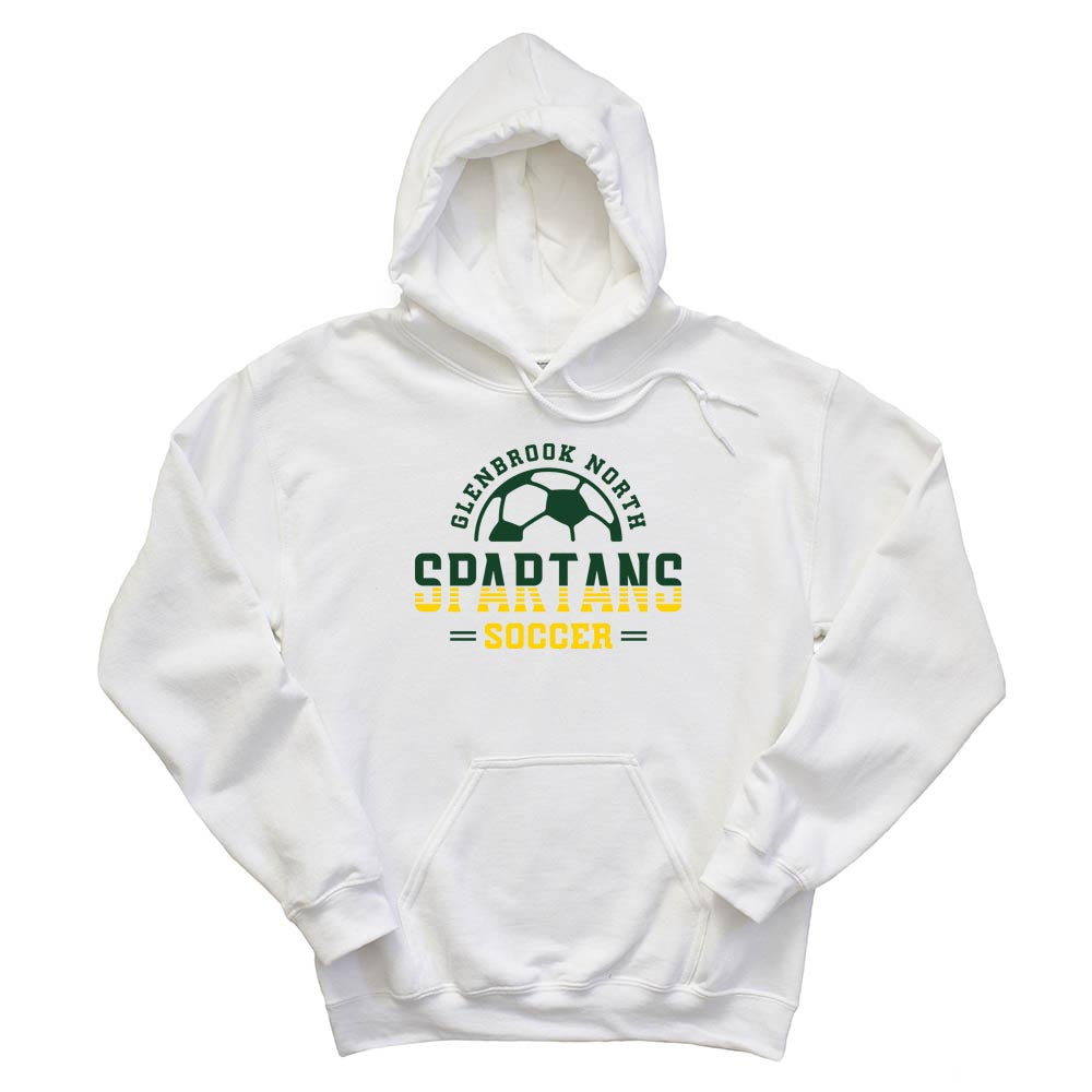 GLENBROOK NORTH SOCCER HOODIE ~ adult ~ classic fit