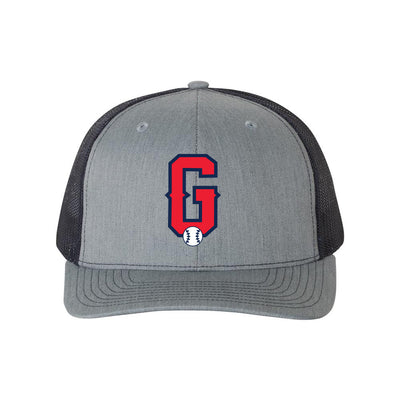 G Logo Embroidered Trucker Cap ~ GLENVIEW PATRIOTS
