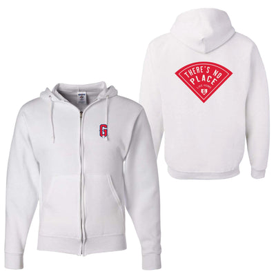 NO PLACE LIKE HOME ZIP HOODIE ~  GLENVIEW PATRIOTS ~  youth & adult ~ unisex