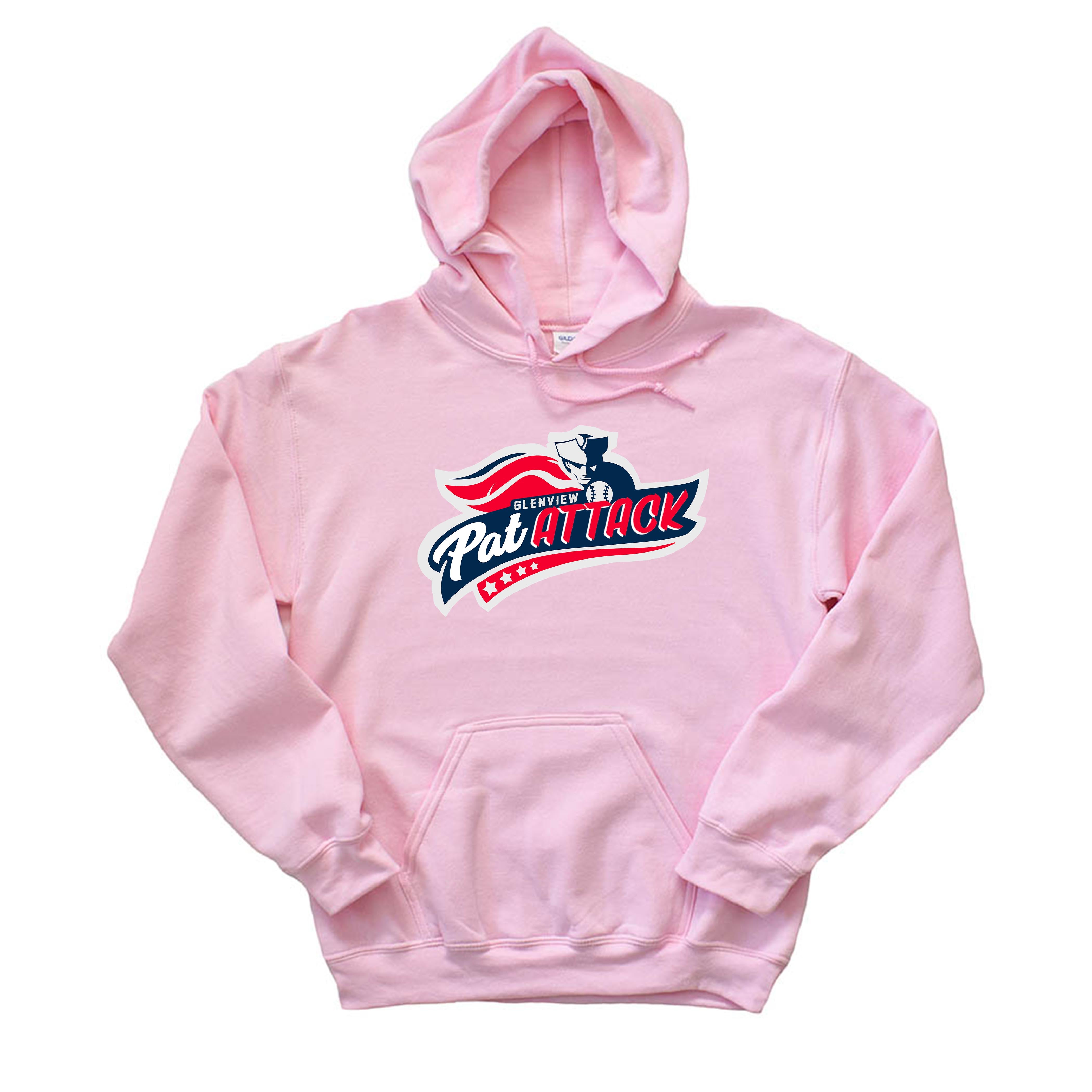 PAT ATTACK HOODIE ~ GLENVIEW PATRIOTS ~ youth & adult ~ classic fit