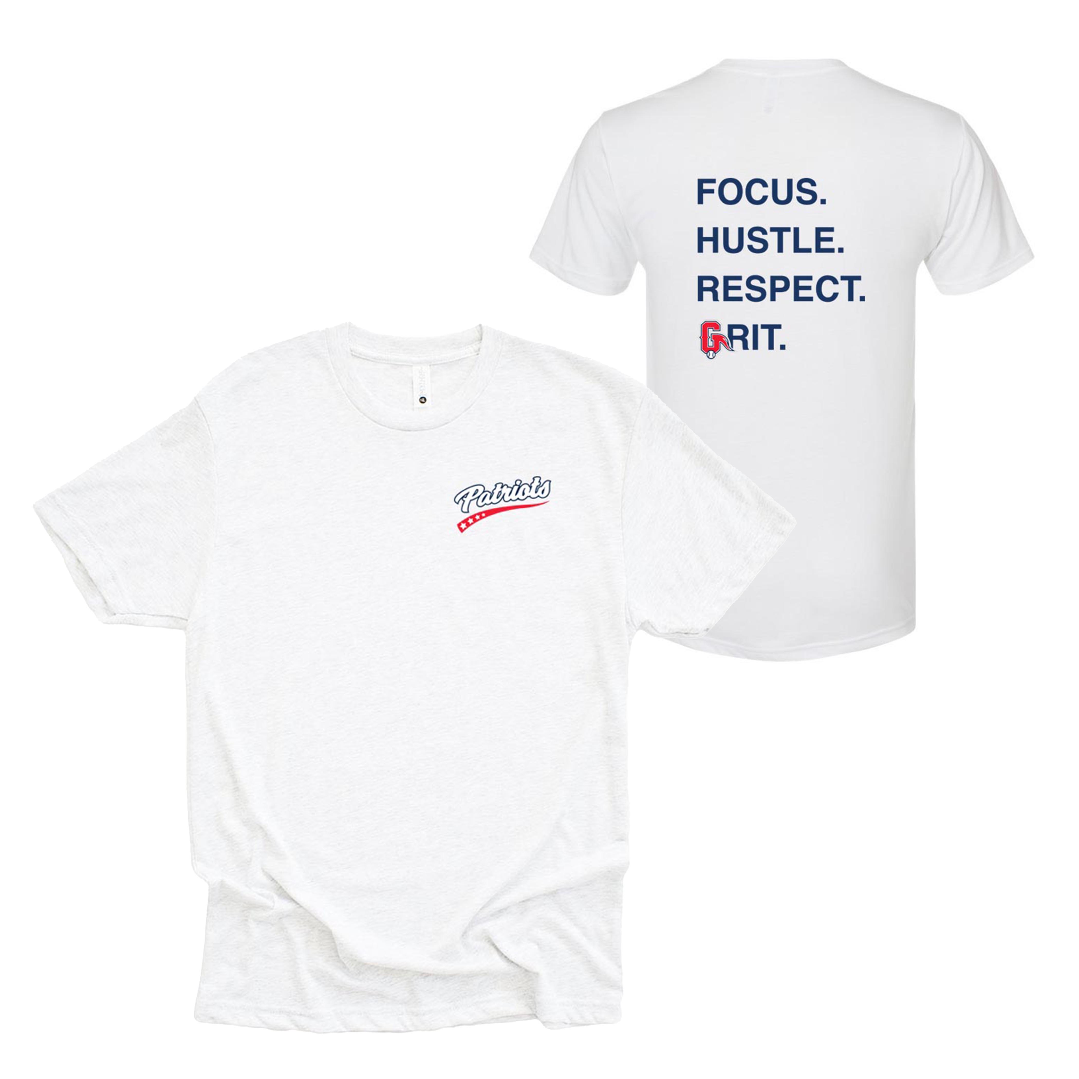 PATRIOTS GRIT TRIBLEND TEE ~  GLENVIEW PATRIOTS ~ youth, unisex and women's