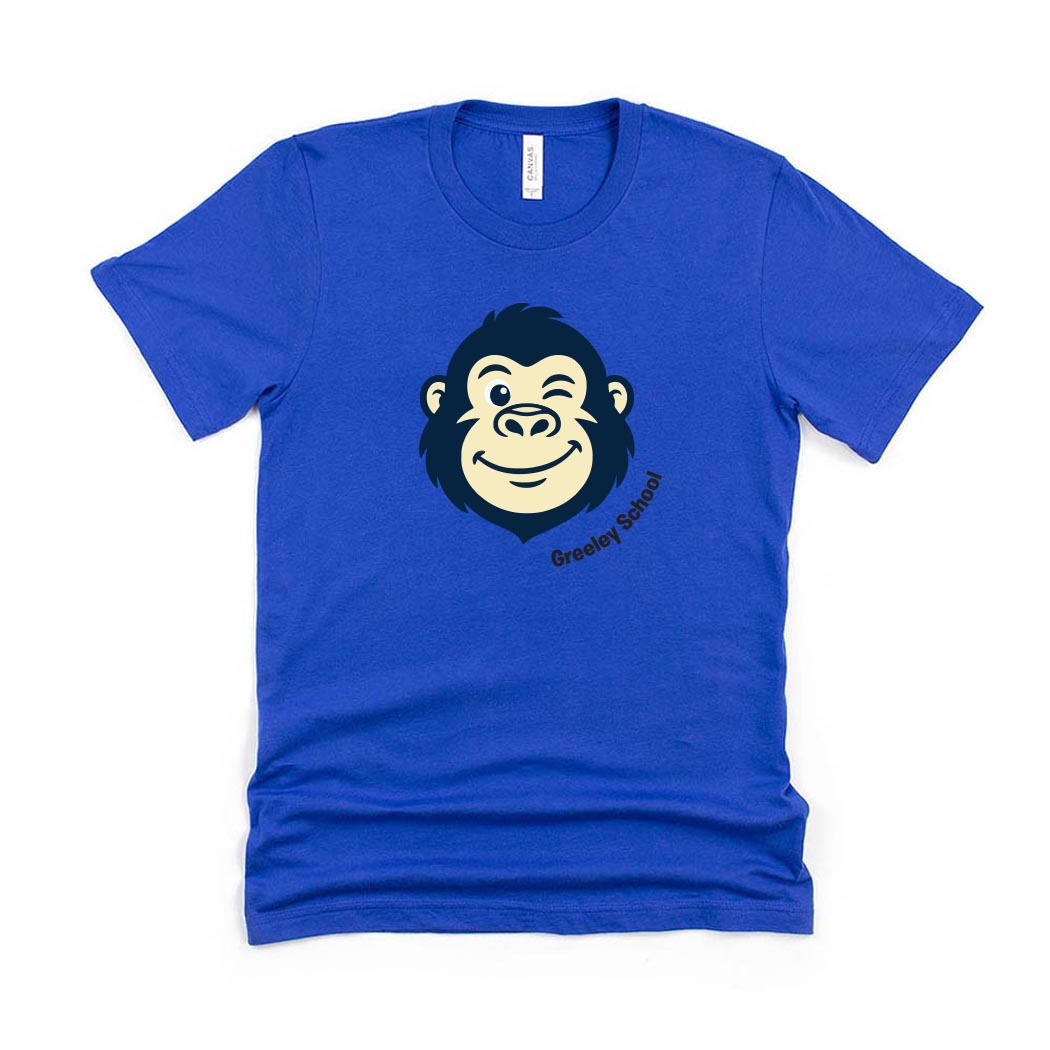 Choose Your Gorilla ~ Jersey T-Shirt ~ Greeley Elementary School
