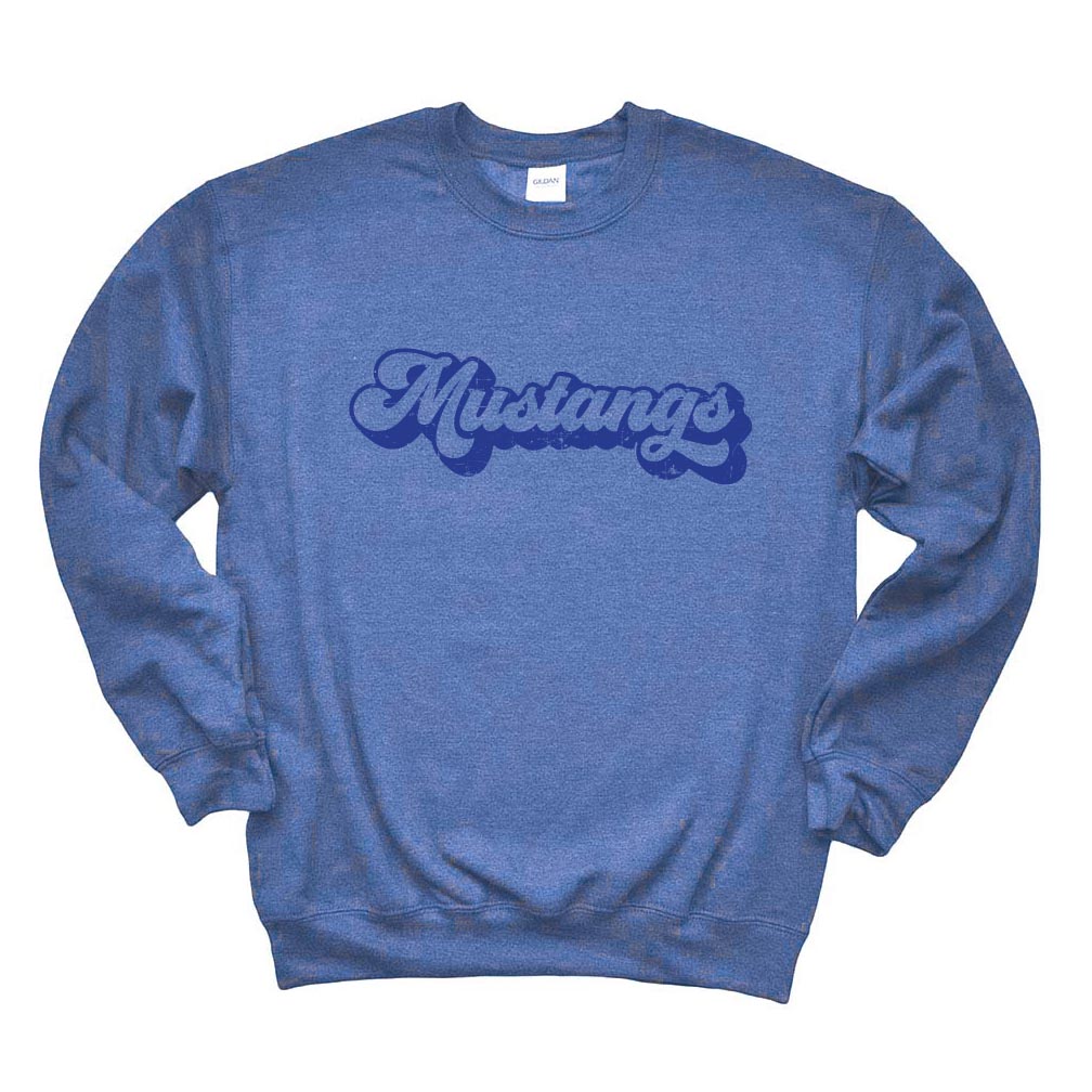 Groovy Script ~ Crewneck Sweatshirt ~ Romona Elementary School