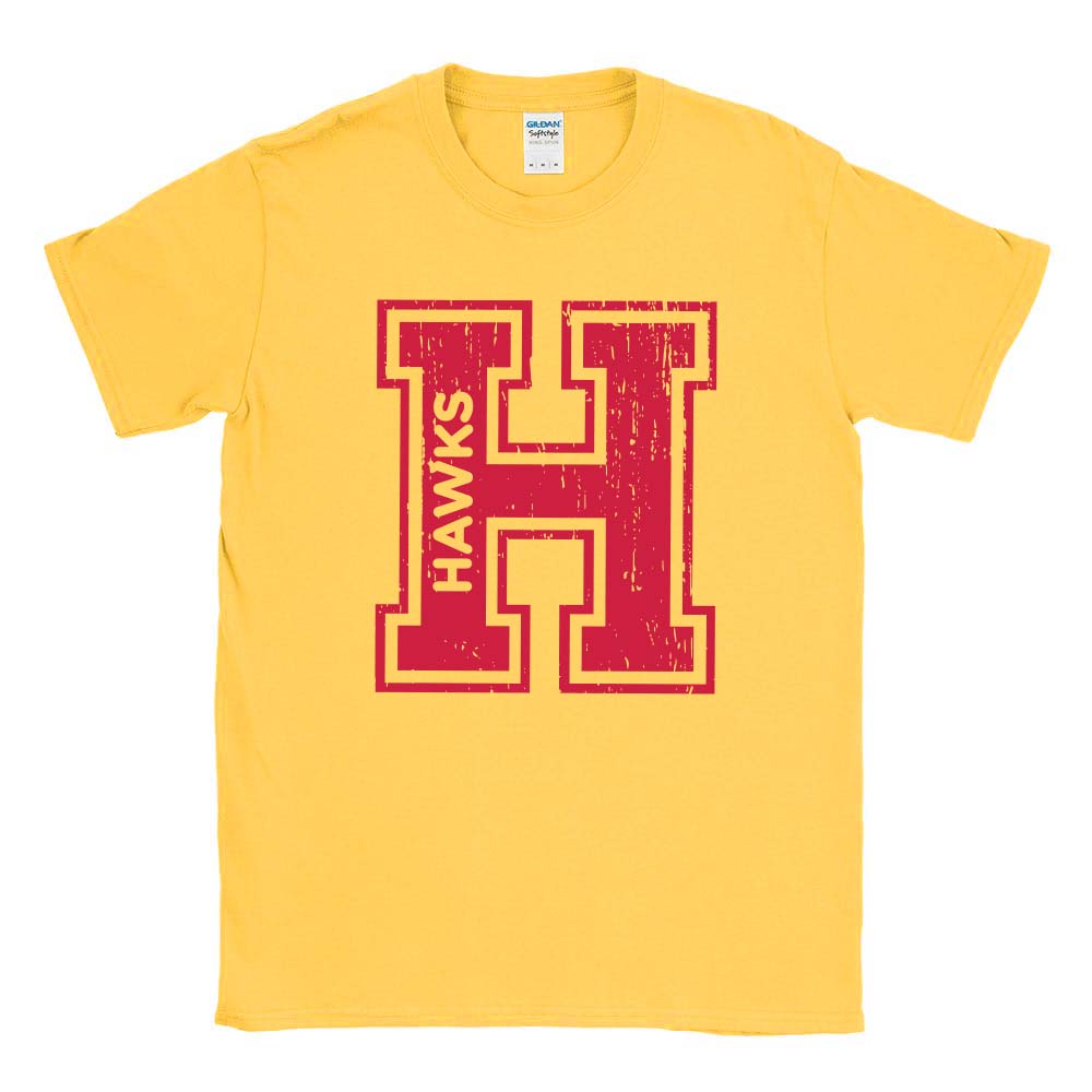 H Hawks ~ Cotton T-Shirt ~ Henking Elementary School