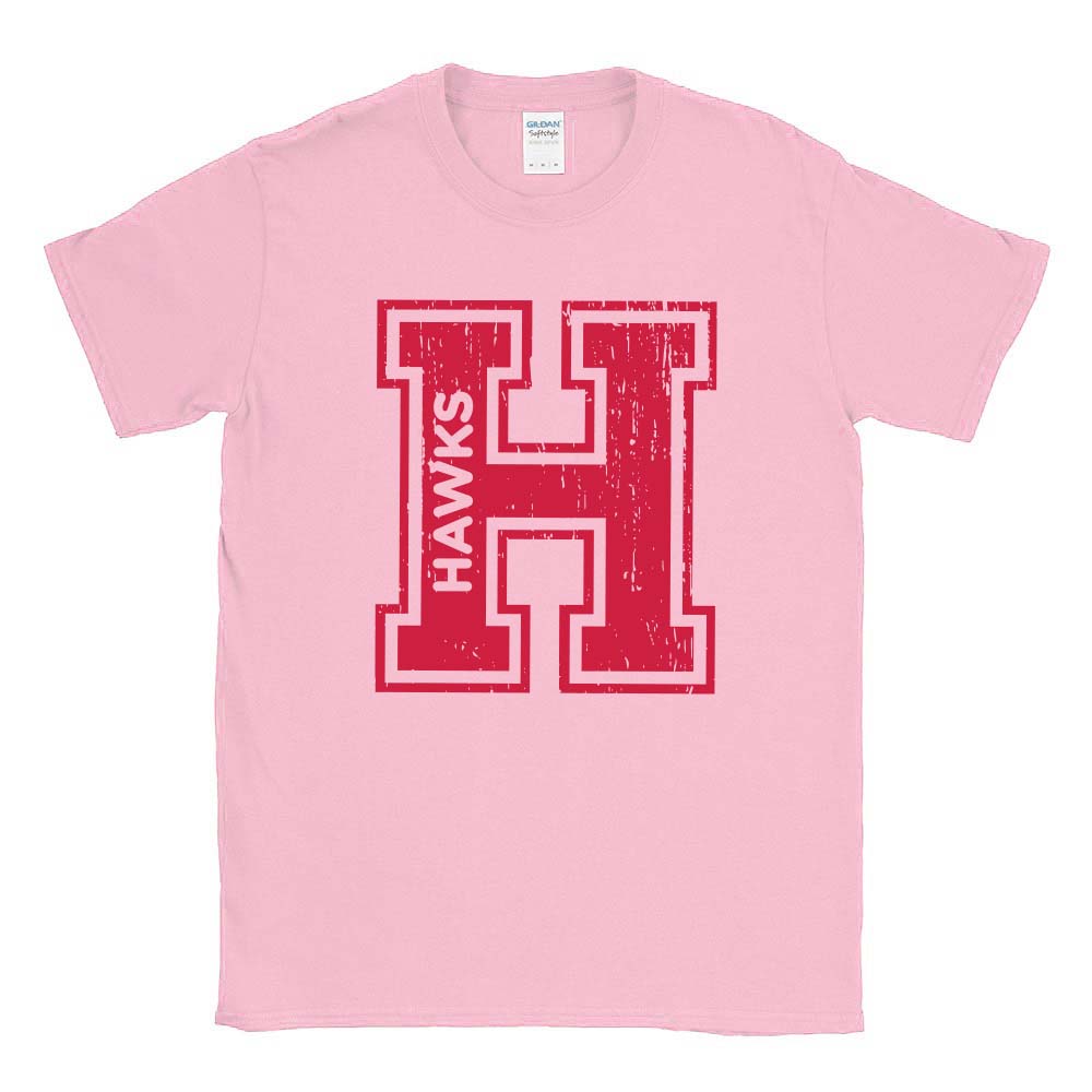 H HAWKS TEE ~  HENKING ELEMENTARY SCHOOL ~ youth & adult ~ classic unisex fit