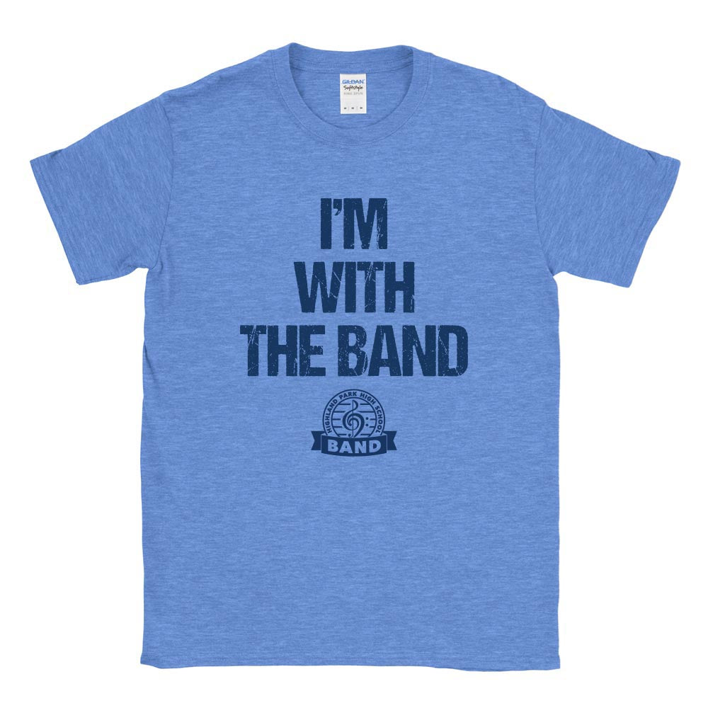 I'M WITH THE BAND TEE ~ HPHS Bands ~ adult ~ classic unisex fit