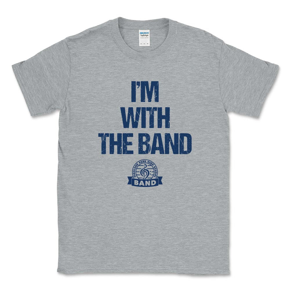 I'M WITH THE BAND TEE ~ HPHS Bands ~ adult ~ classic unisex fit