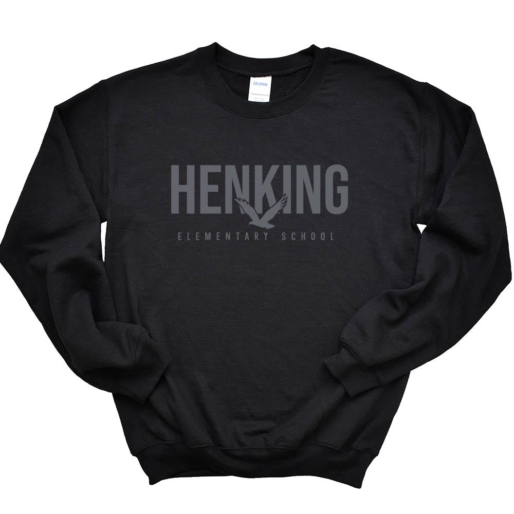 MODERN SWEATSHIRT ~ HENKING ELEMENTARY SCHOOL ~ youth and adult ~ classic fit