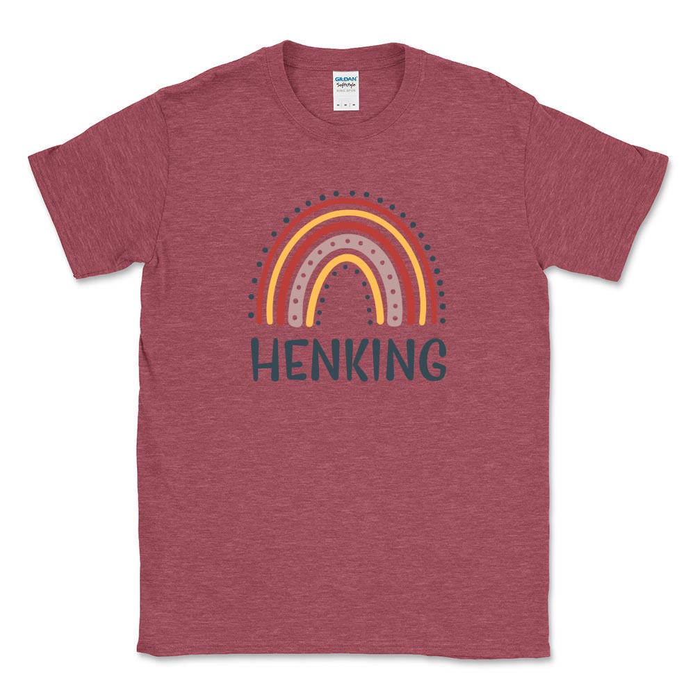RAINBOW TEE  ~ HENKING ELEMENTARY ~ youth & adult  ~ classic fit