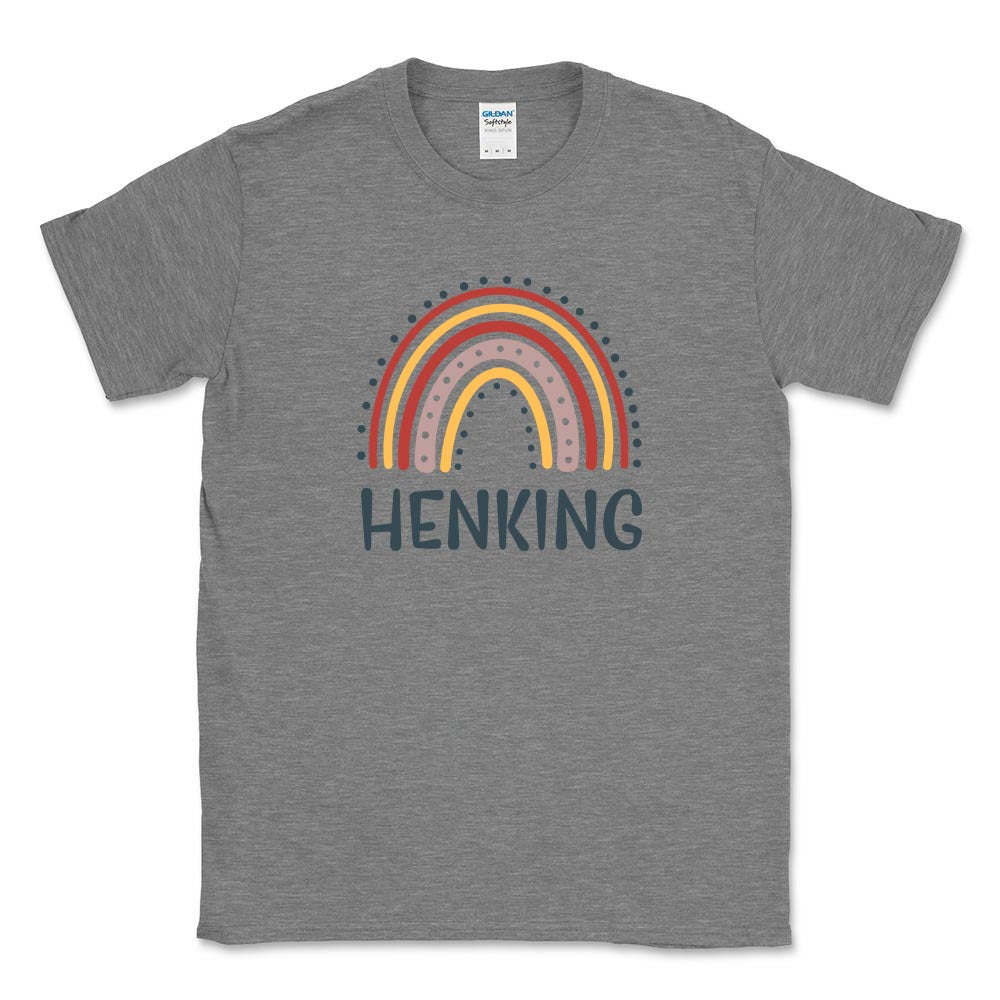 RAINBOW TEE ~ HENKING ELEMENTARY ~ youth & adult ~ classic fit