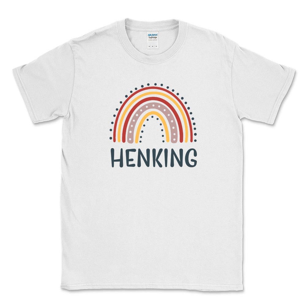 RAINBOW TEE ~ HENKING ELEMENTARY ~ youth & adult ~ classic fit