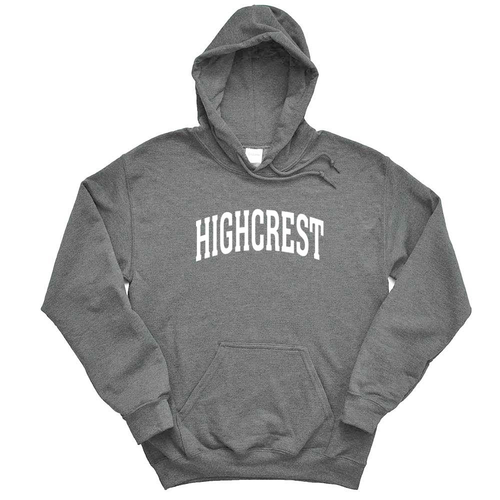 HIGHCREST ARC HOODIE ~ HIGHCREST MIDDLE SCHOOL ~ youth & adult ~ classic fit
