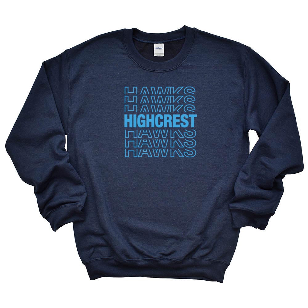 HIGHCREST REPEATER CREWNECK SWEATSHIRT ~ youth & adult ~ classic fit