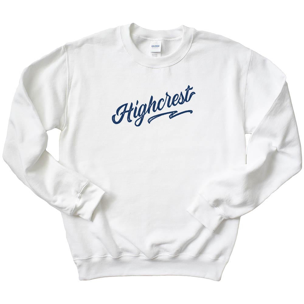 Retro Script ~ Crewneck Sweatshirt ~ Highcrest Middle School