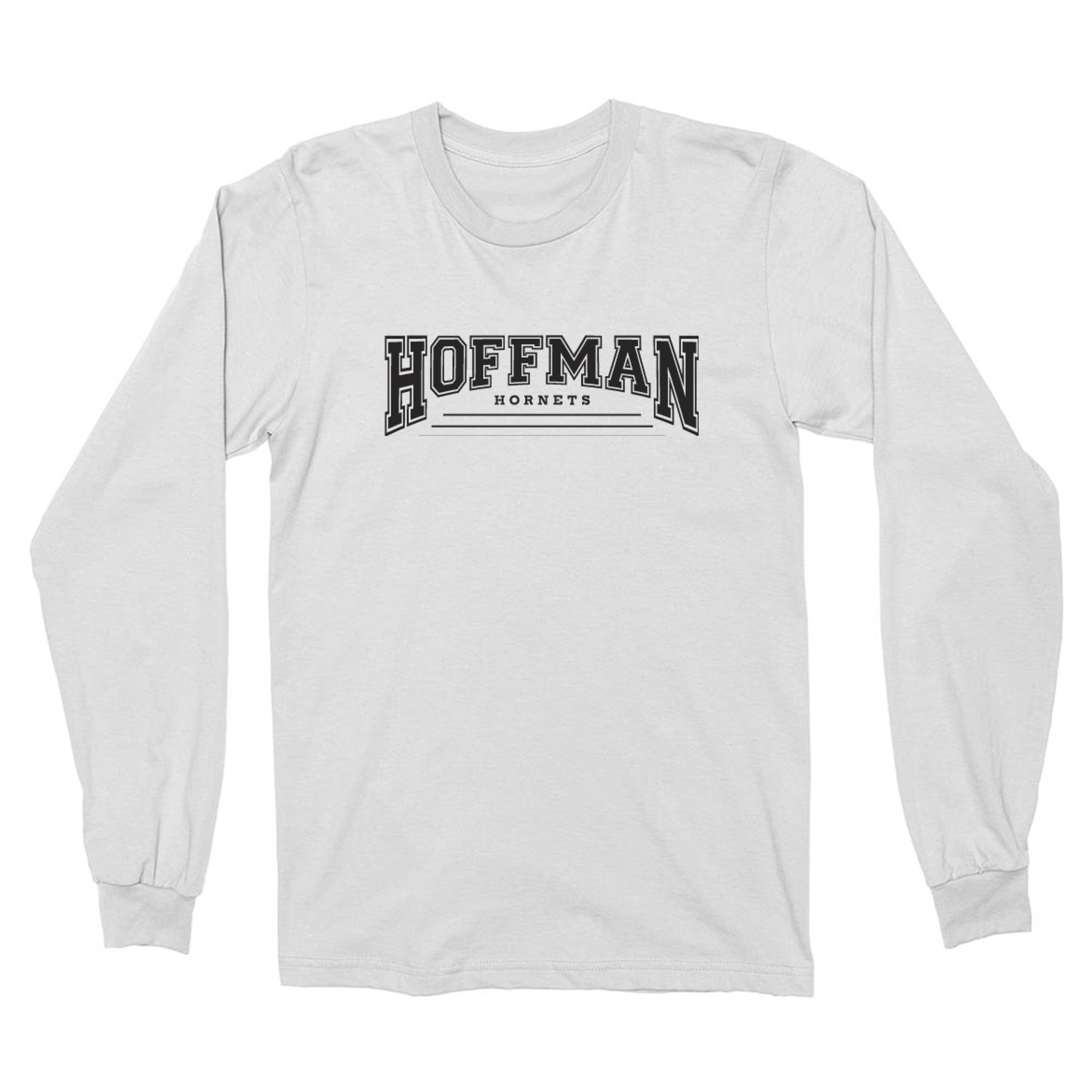 Collegiate ~ Cotton Long Sleeve T-Shirt ~ Hoffman Elementary School