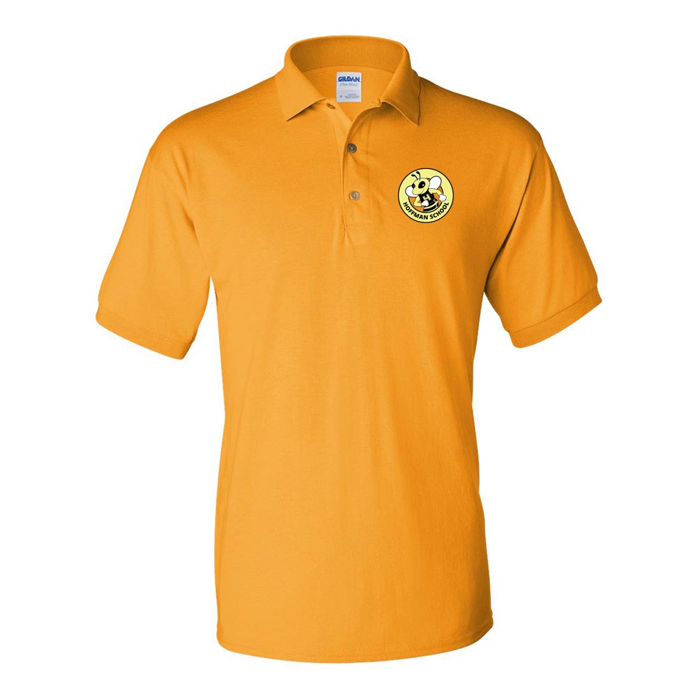 LOGO DRYBLEND POLO ~ HOFFMAN ELEMENTARY SCHOOL ~ youth & adult ~ classic unisex fit