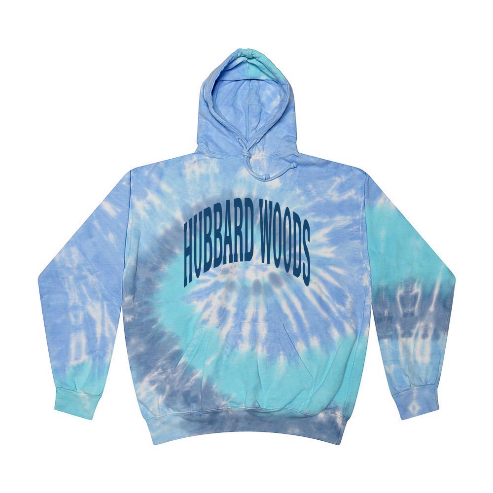 ARC TIE DYE HOODIE ~ HUBBARD WOODS ~ youth and adult ~ classic fit