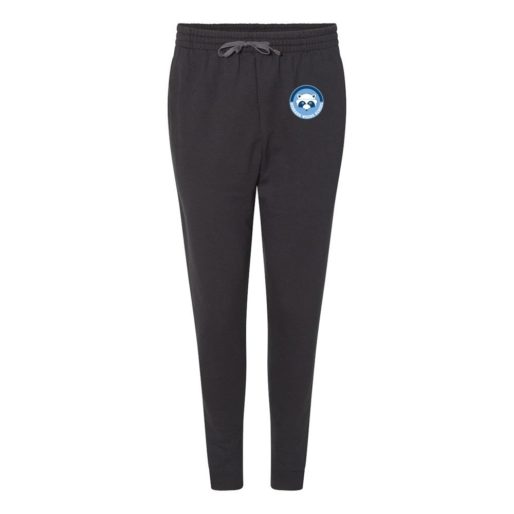 RACCOON BADGE JOGGER SWEATPANTS ~ HUBBARD WOODS ~ youth & adult ~ classic unisex fit