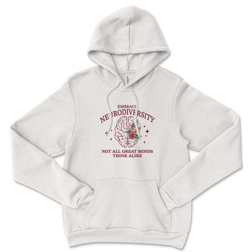 Not All Great Minds Think Alike ~ Sponge Fleece Hoodie ~ humanKIND
