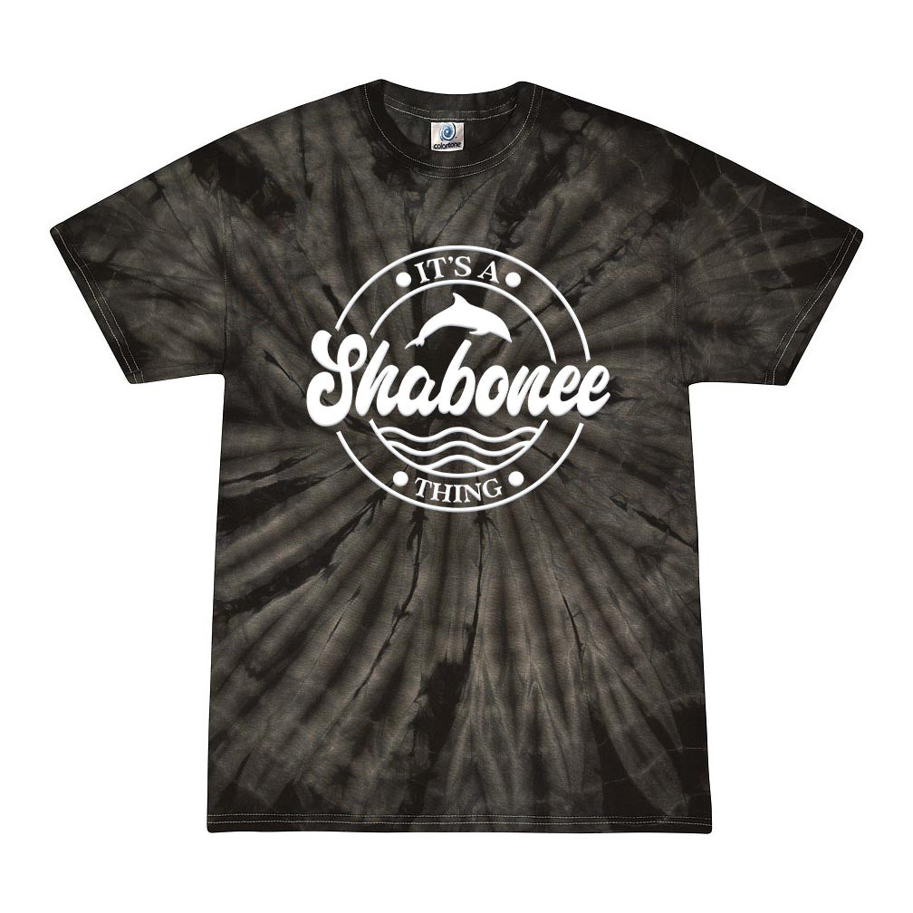 IT'S A SHABONEE THING TIE DYE TEE ~ SHABONEE STAFF ~ adult ~ classic unisex fit