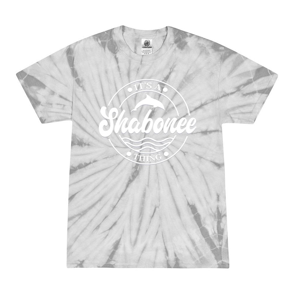 IT'S A SHABONEE THING TIE DYE TEE ~ SHABONEE STAFF ~ adult ~ classic unisex fit