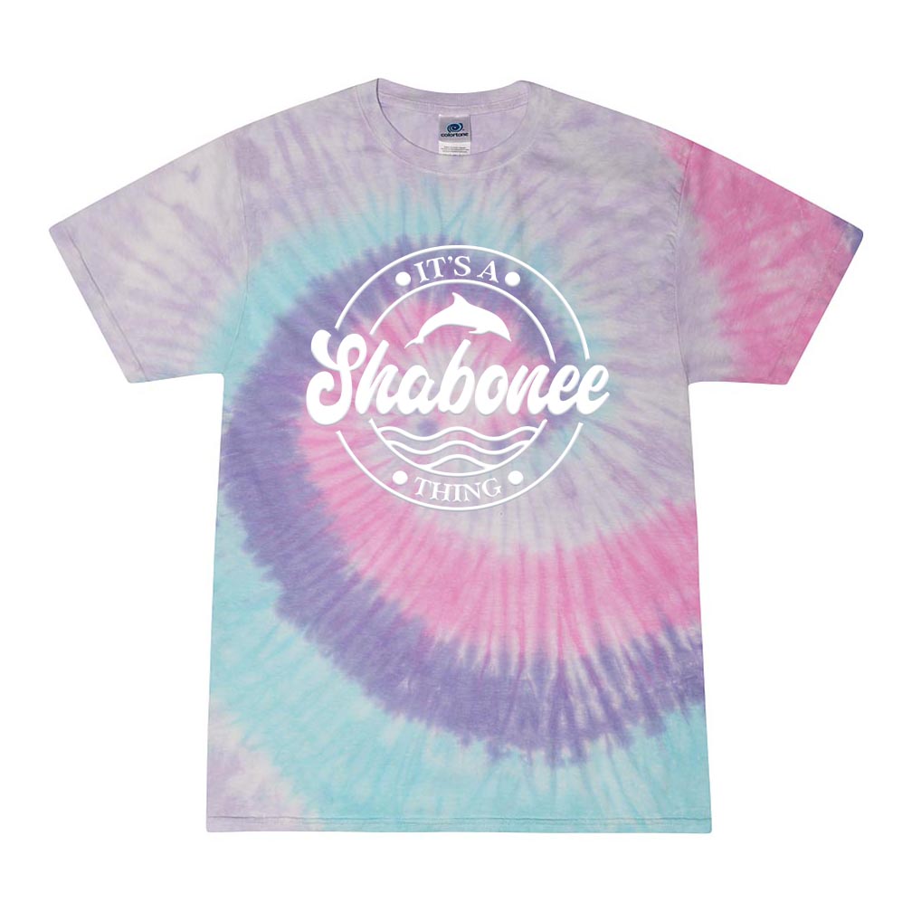 IT'S A SHABONEE THING TIE DYE TEE ~ SHABONEE STAFF ~ adult ~ classic unisex fit