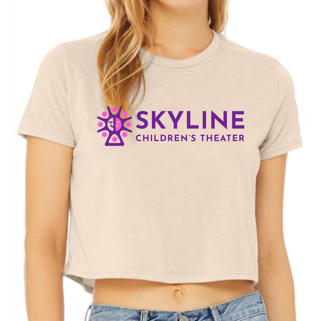 I CAN'T I HAVE REHEARSAL CROP TEE ~ SKYLINE THEATER ~ women's