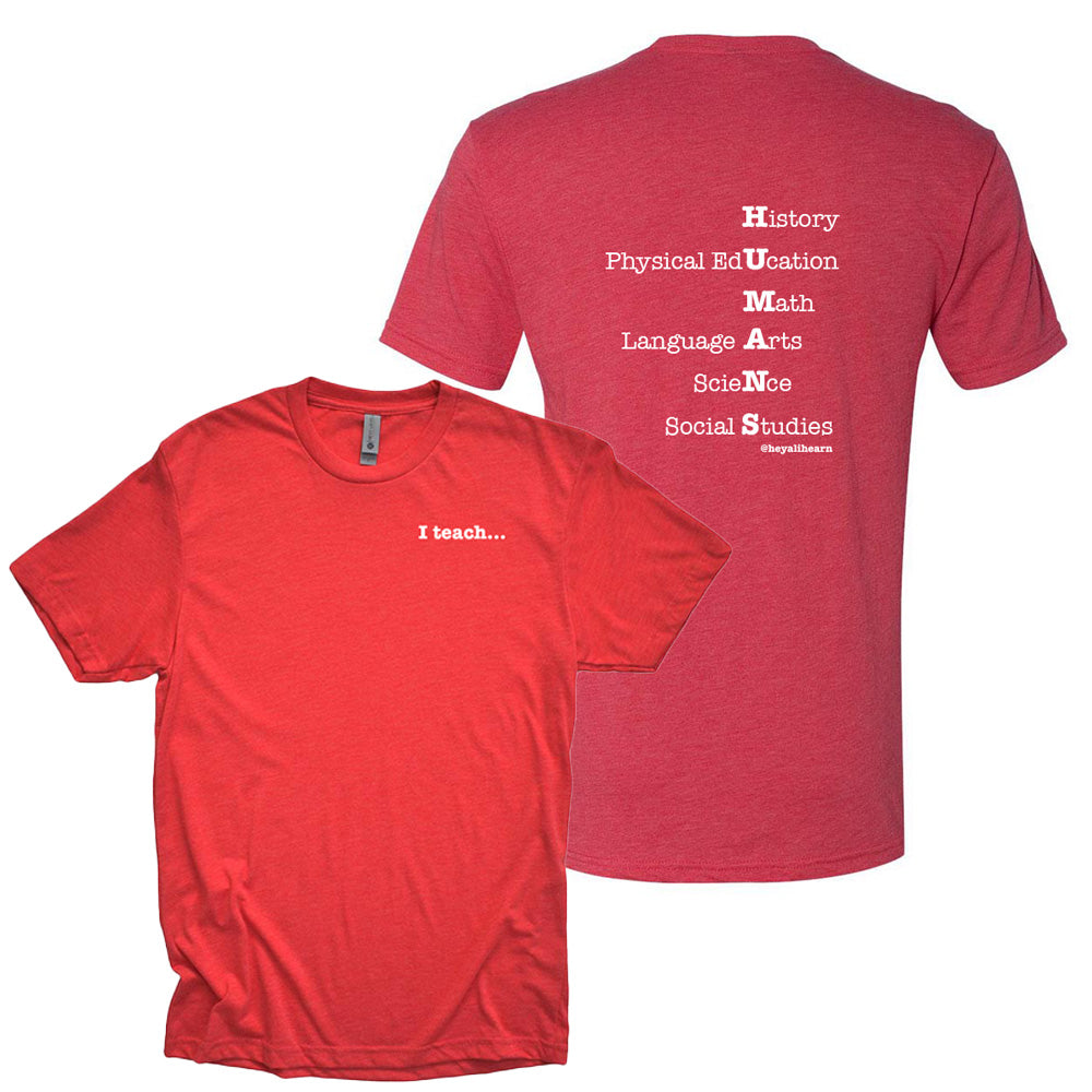 I Teach Humans ~ Triblend T-Shirt  ~ Ali Hearn