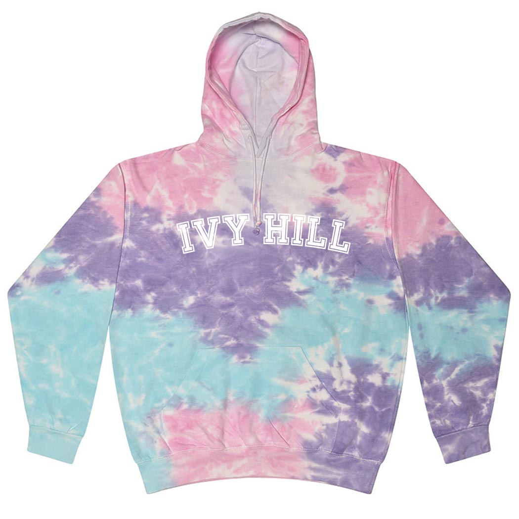 Ivy Hill Arch ~ Tie Dye Hoodie ~ Ivy Hill Elementary