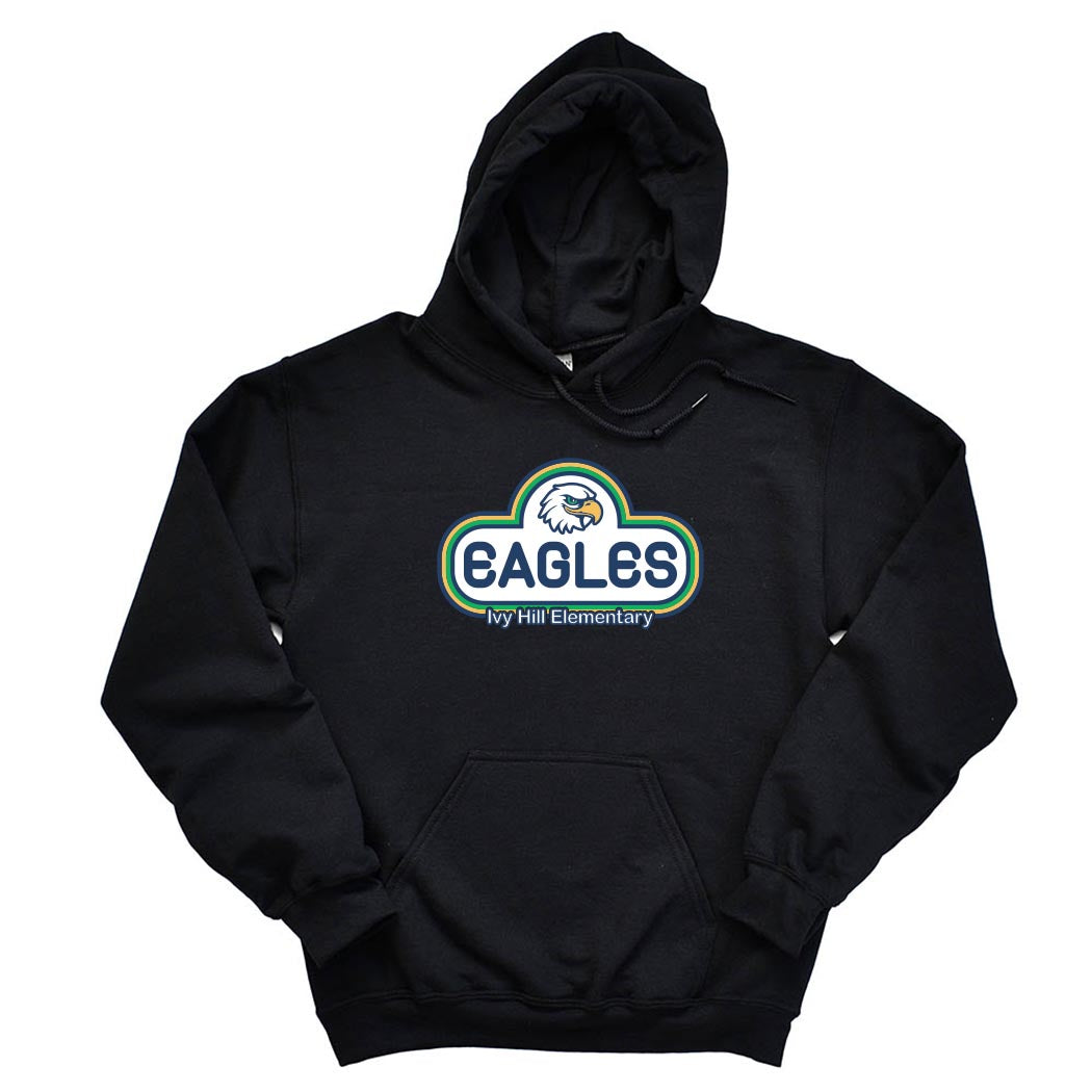 Eagles Stripes ~ Hoodie ~ Ivy Hill Elementary