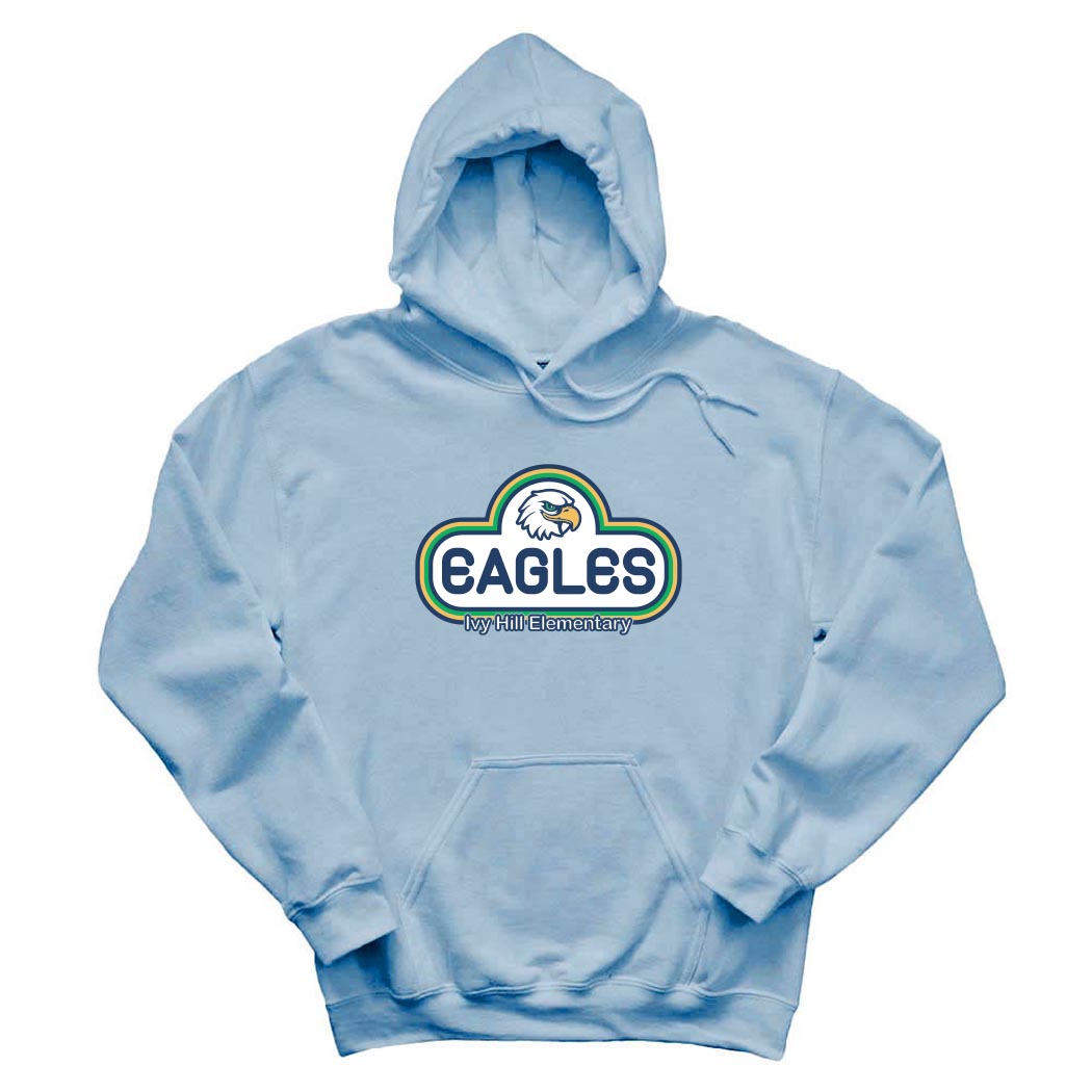 Eagles Stripes ~ Hoodie ~ Ivy Hill Elementary