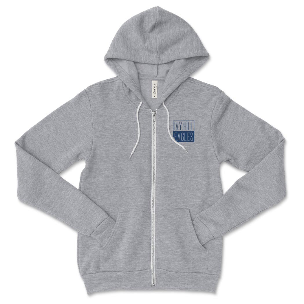 Ivy Hill Square ~ Zip Hoodie ~ Ivy Hill Elementary