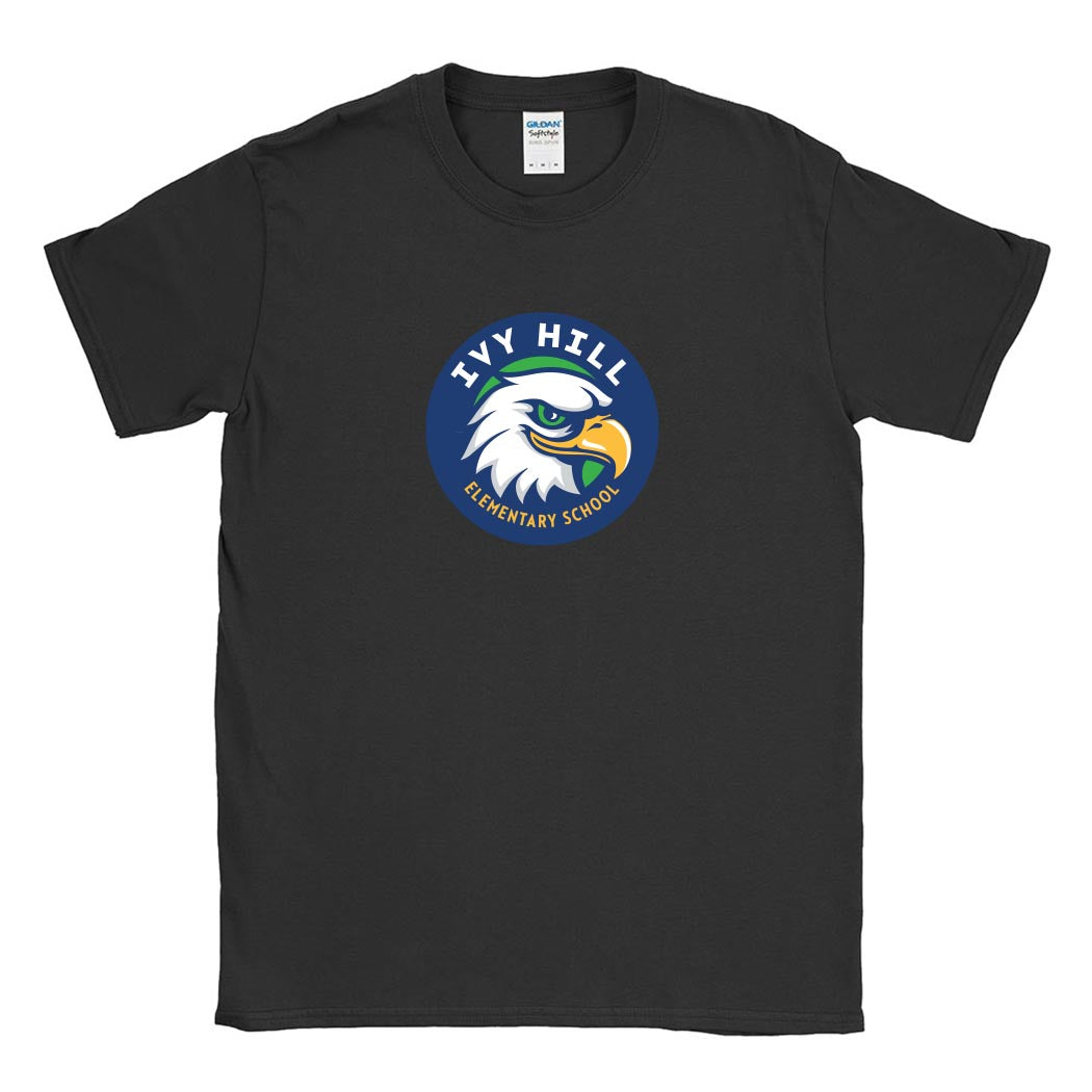 School Logo ~ Cotton T-Shirt ~ Ivy Hill Elementary