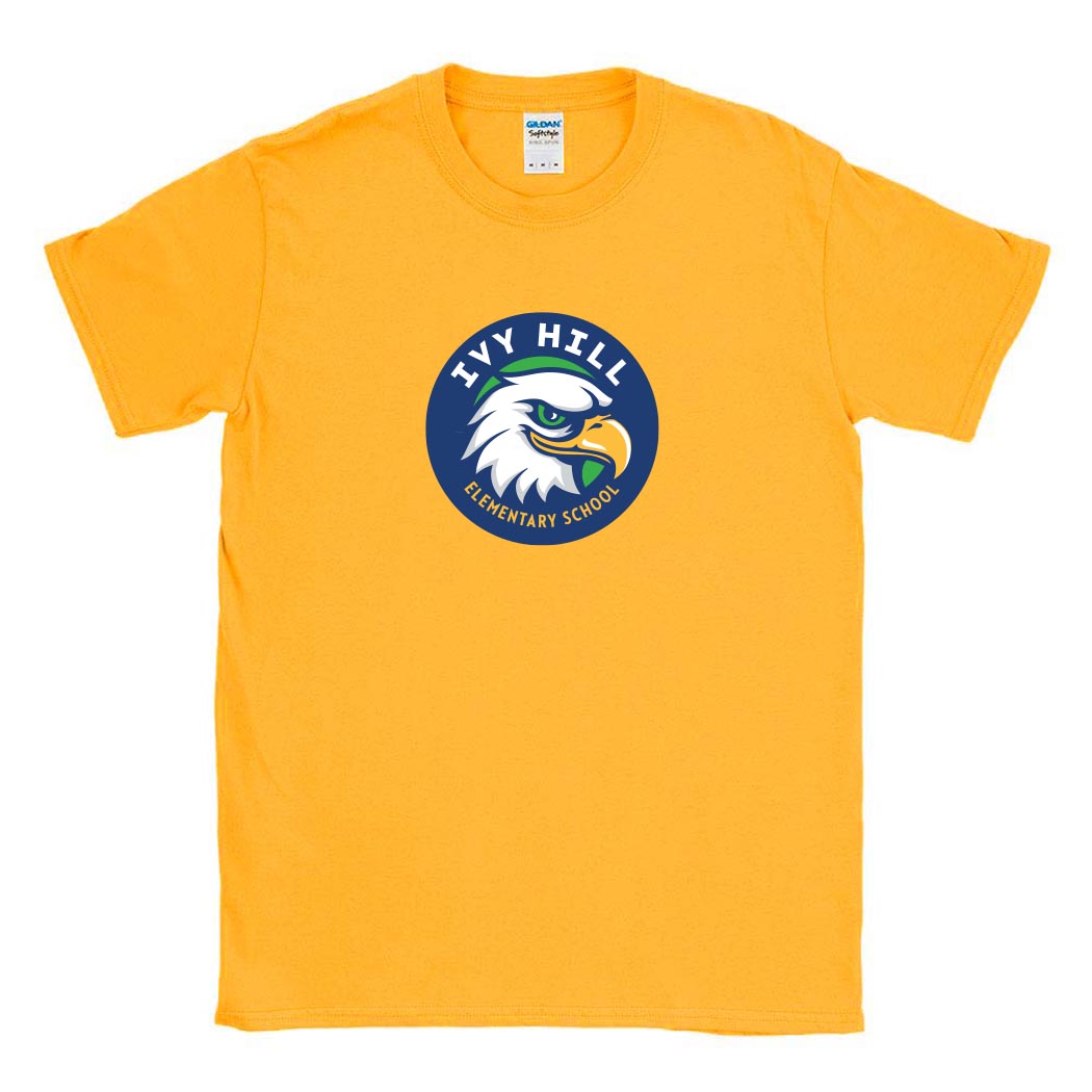 School Logo ~ Cotton T-Shirt ~ Ivy Hill Elementary
