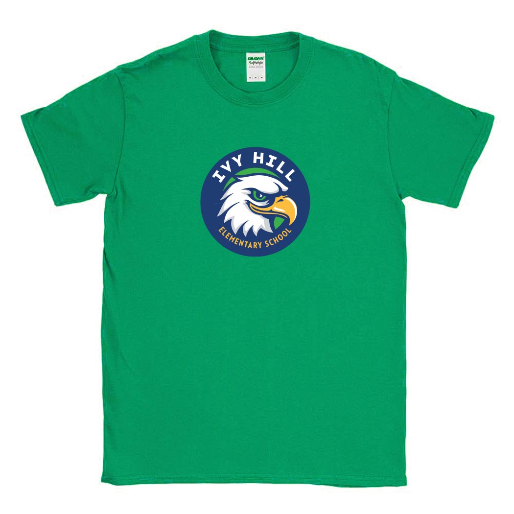 School Logo ~ Cotton T-Shirt ~ Ivy Hill Elementary