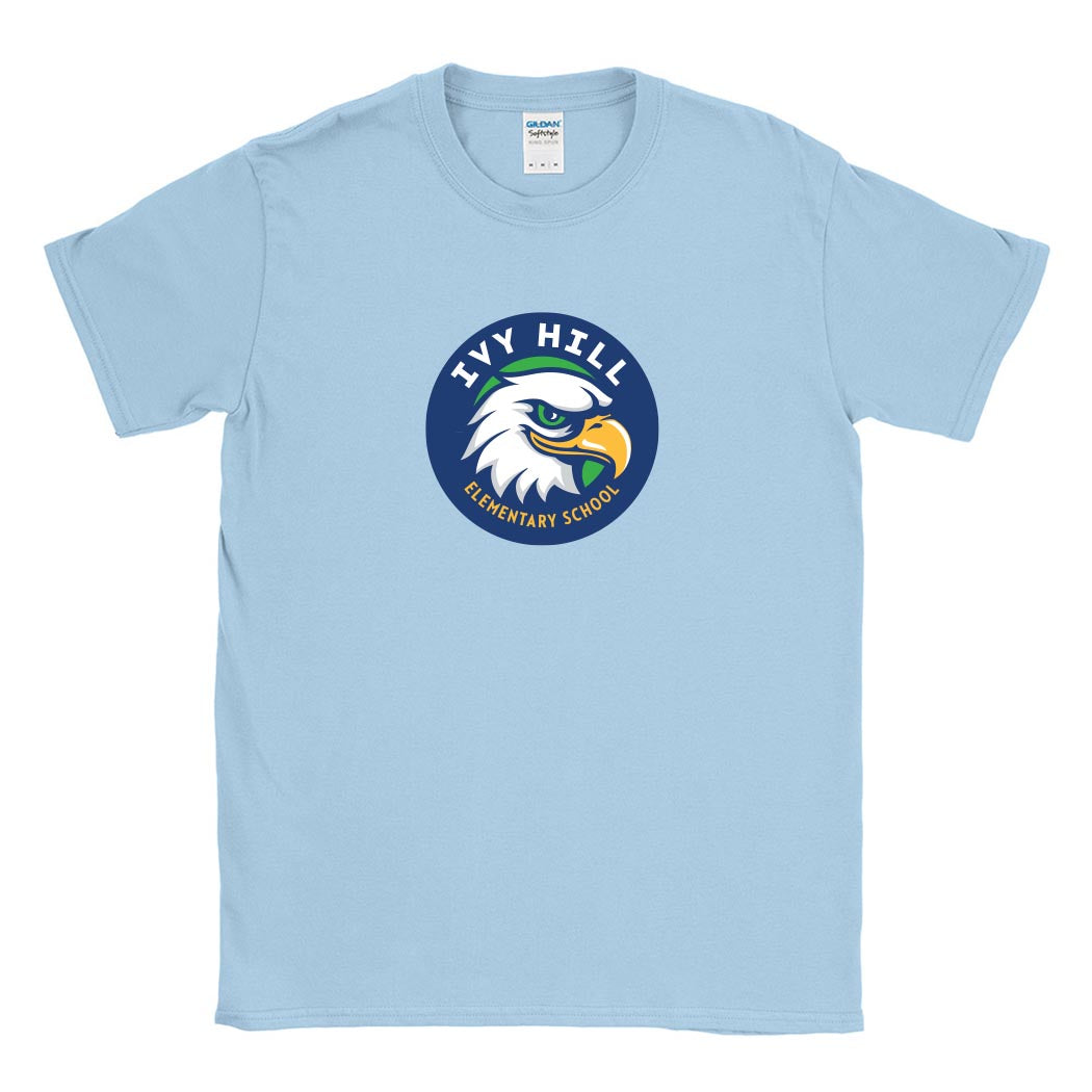 School Logo ~ Cotton T-Shirt ~ Ivy Hill Elementary