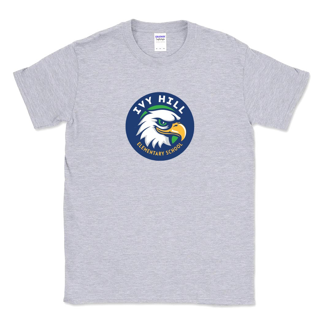 School Logo ~ Cotton T-Shirt ~ Ivy Hill Elementary